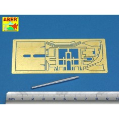 1/72 Italian 90mm Barrel with Additional Detailed Shield for 90/53 Gun kit