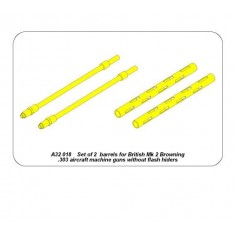 1/32 British Mk 2 Browning .303 Aircraft Machine Gun Barrels (2pcs) without Flash Hiders