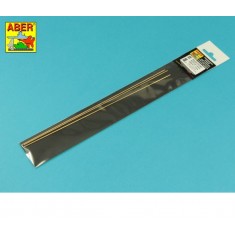 Brass Round Rods (diameter: 1.5mm, length: 245mm, 3pcs)