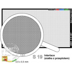 Net with Interlaced Mesh 0.5mm x 0.5mm (Dimensions: 75mm x 42mm)