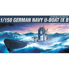1/150 German Navy Diving U-Boat IXB W/M