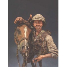 1/10 New Zealand Mounted Rifles/Australian Light Horse/Middle East 1917 Bust&Horse's Head