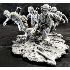 1/16 US Stretcher Team ''Medivac'' in Vietnam (5 figures)