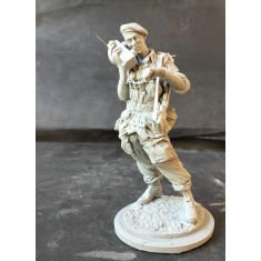 1/16 French Foreign Legion FFL Officer with Comms in Indochina, Early 1950s