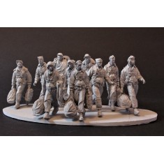 1/32 (54mm scale) B17 Crew ETO (10 figures)