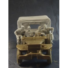 1/35 German Crew for Captured Beep (Beutefahrzeug) (4 Resin Figures)