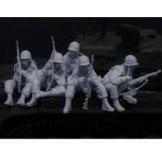 1/35 Korea War US Pershing Tank Riders Part.3 (5 figures)