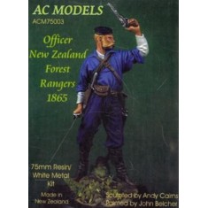1/24 (75mm) New Zealand Forest Ranger Officer 1865 (1 Resin Figure)