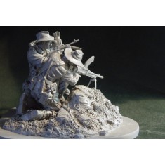 1/24 (75mm) Australian 3rd-RAR, Kapyong in Korean War (2 Resin Figures+Scenic Base)
