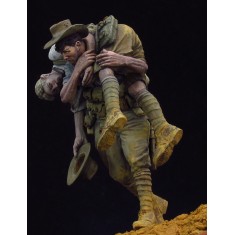 1/24 (75mm) Gallipoli "Cobbers" 1915 (2 Resin Figures)