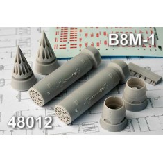 1/48 B-8M 80mm Rocket Launcher (2pcs)