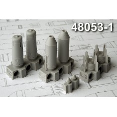 1/48 OFAB-250 ShN 250kg High-Explosive/Fragmentation Bomb (2pcs)
