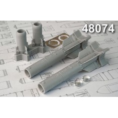 1/48 KAB-500Kr 500kg Tv-Guided Air Bomb (2pcs)