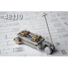 1/48 Aircraft Weapons Hydraulic Lift Cart (Up To 500kg)