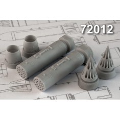 1/72 B-8M1 80mm Rocket Launcher (2pcs)