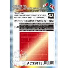 1/35 Sticker for Simulating Anti-Reflection Coating Lens for HobbyBoss Leopard