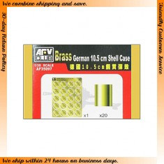 1/35 German 10.5cm Brass Shell Case Set