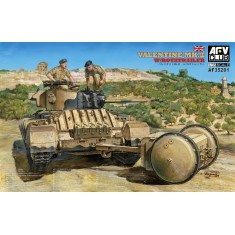 1/35 WWII British Valentine Mk.III w/Rota trailer