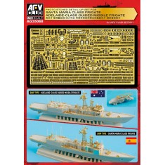1/700 Santa Maria/Adelaide Guided Missile Frigate Detail Parts for AFV Club #SE70011