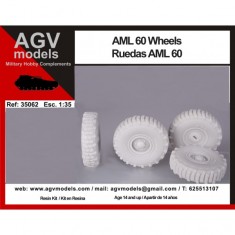 1/35 Panhard AML 60 Armoured Scout Car Wheels