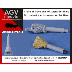 1/35 Muzzle Brake with Canvas for G6 Rhino