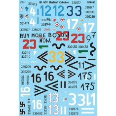 1/32 Messerschmitt Bf-109K-4 Decals Collection