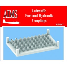 1/32 Luftwaffe Fuel and Hydraulic Couplings (3 Sizes)
