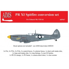 1/48 Supermarine Spitfire PR.XI Conversion for Eduard Mk.VIII kit
