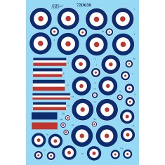 1/72 RFC/RAF Roundels Decal
