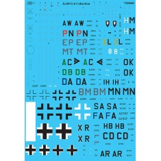 1/72 Junkers Ju-88G-6 Decals Collection