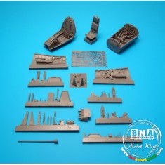 1/32 He 162A-2 Salamander Cockpit & Wheel Bay for Revell kit