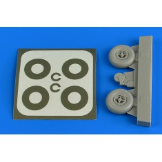1/32 Bucker Bu 131 Wheels & Paint Masks 