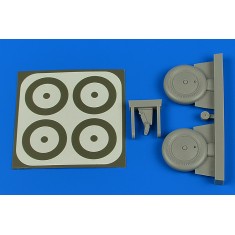 1/32 Polikarpov I-153 Wheels & Paint Masks for ICM kits
