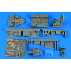 1/32 MiG-21MF Fishbed J Cockpit set Late Ver for Trumpter kit