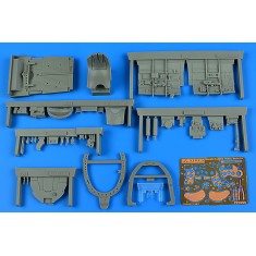 1/32 Macchi C.205V Veltro serie III Cockpit set for Italeri kit