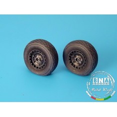 1/48 Messerschmitt Me-262A Schwalbe Wheels + Paint Mask for Tamiya