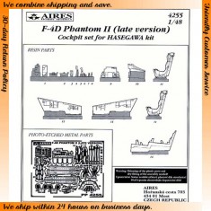 1/48 F-4D Phantom II Cockpit Set (Late Version) for Hasegawa kit