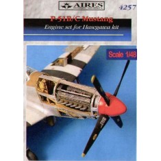 1/48 P-51B/C Mustang Engine Set for Tamiya kit