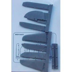 1/48 P-39 Airacobra Control Surfaces for Eduard kit