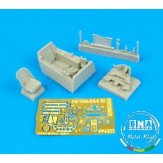 1/48 Focke-Wulf Fw-190A-8/A-8 R2 Cockpit Set for Tamiya kit
