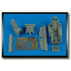 1/48 F-16A Mlu Falcon Cockpit Set for Hasegawa kit