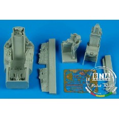 1/48 F-16A MLU Falcon Cockpit Set for Kinetic kit