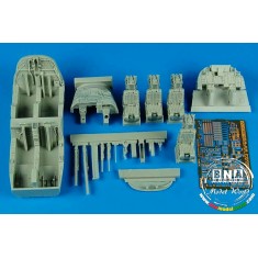 1/48 EA-6B Prowler Icap-2 (Late) Cockpit Set for Kinetic kit