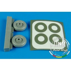 1/48 Macchi MC.200 Saetta Wheels & Paint Masks