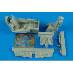 1/48 F-16C Fighting Falcon Block 50/52 Cockpit Set for Kinetic kit