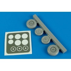 1/48 Messerschmitt Me 262A Wheels & Paint Mask for HobbyBoss kits 