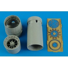 1/48 Dassault Mirage 2000C/B/D/N Exhaust Nozzle - opened for Kinetic kits 
