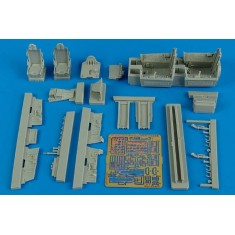 1/48 North-American F-100F Super Sabre Cockpit Set - late version for Trumpeter kits 