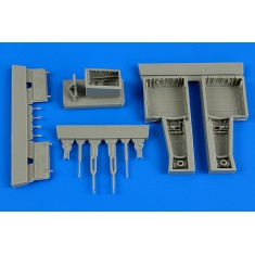 1/48 Supermarine Attacker Wheel Bay for Trumpeter kit