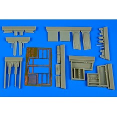 1/48 Supermarine Spitfire Mk.IXc Early Gun Bay set for Eduard kit